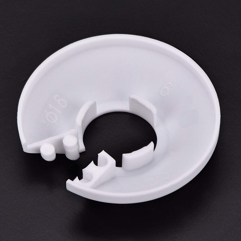 20Pcs Radiator Pipe Collars Shower Faucet Angle Valve Pipe Plug Decoration Cover Snap-on Plate Kitchen Faucet Accessories