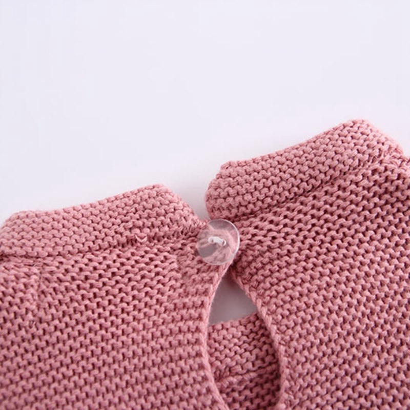 Meisje Baby Baby Truien Lange Mouw Herfst Kinderen Meisjes Leuke Doop Mooie Kintting 0-24M Meisjes bodysuit Truien