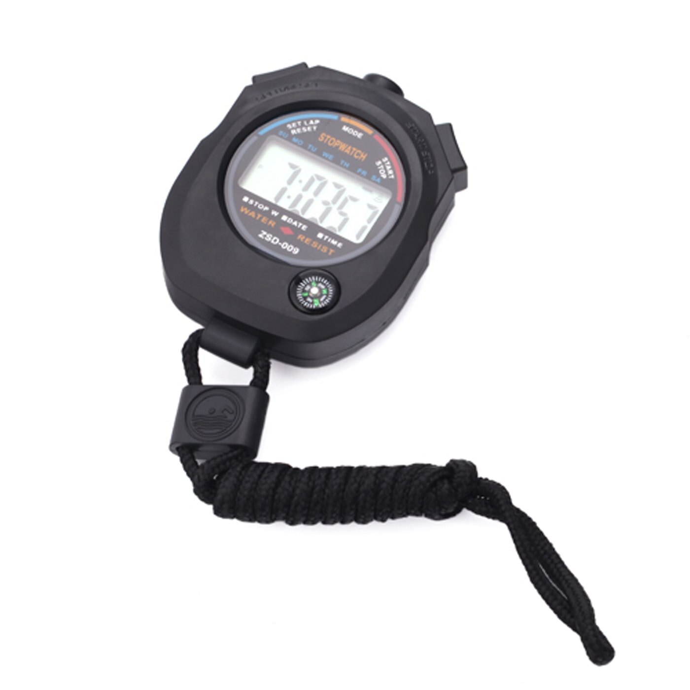 Waterbestendig Sport Combineren Digitale Chrono Stopwatch Timer Met Kompas En Lanyard