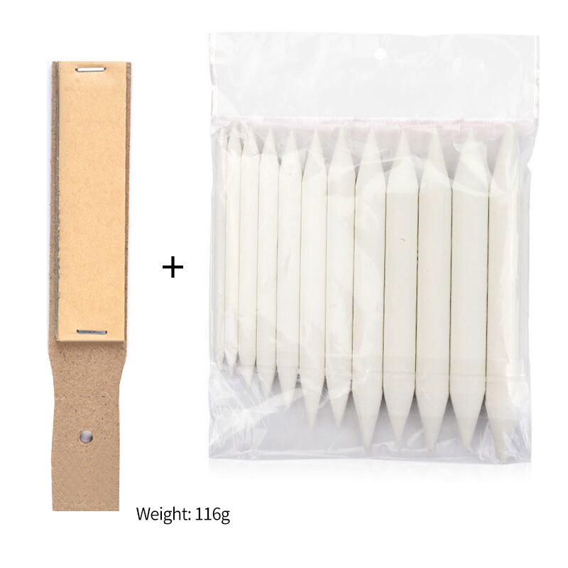 Tablero de papel de lija para lápiz de dibujo, juego de papel de lija para afilar lápiz de carbón para artistas, suministros de dibujo artístico: Azul