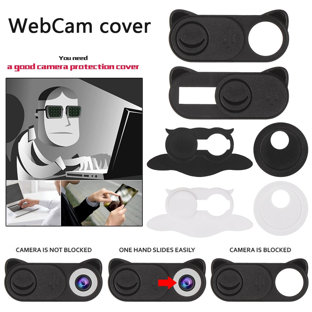 Adesivo per fotocamera copertura per Webcam Privacy copertura protettiva obiettivo per Computer portatile copertura per fotocamera protezione anti-pigolio cursore dell'otturatore