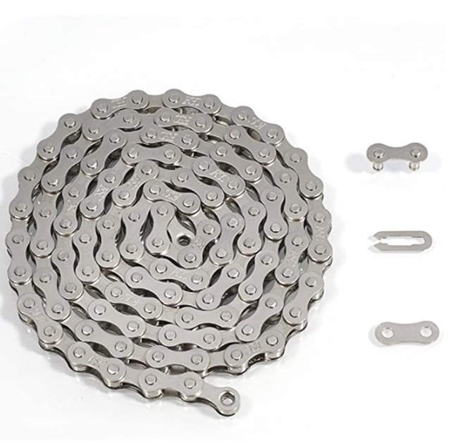 Fsc F410 1-Speed Fietsketting (1/2X1/8-Inch, 104L) single Speed Ketting Voor Mtb Racefiets: Silver