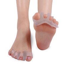 2 stuks gel siliconen hallux valgus corrector teenspreiders rechtzetten spreider voetverzorgingstool hallux valgus pro massagetool