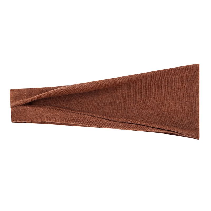 Diadema para mujer, turbante, bandas elásticas para el cabello de Color sólido, diadema para Yoga, aro para el cabello de maquillaje a la , diadema vintage, accesorios para el cabello: Beige