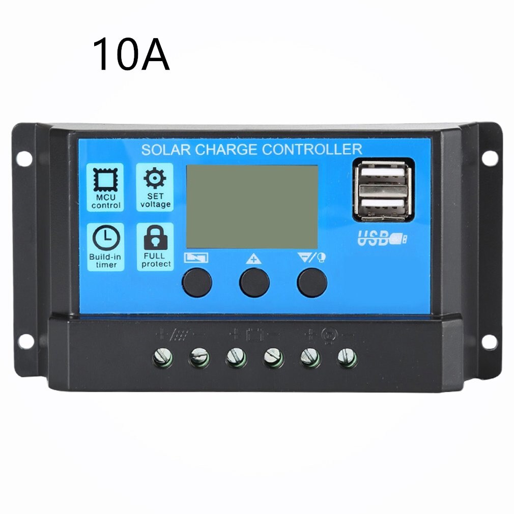 Solar Systeem Controller Fotovoltaïsche Straat Licht Systeem Controller Lcd Display Intelligent Opladen Parameter Verstelbare: 10A
