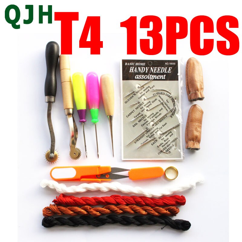 Cuir artisanat outils Kit main couture couture poinçon sculpture travail selle poinçonnage outil de coupe