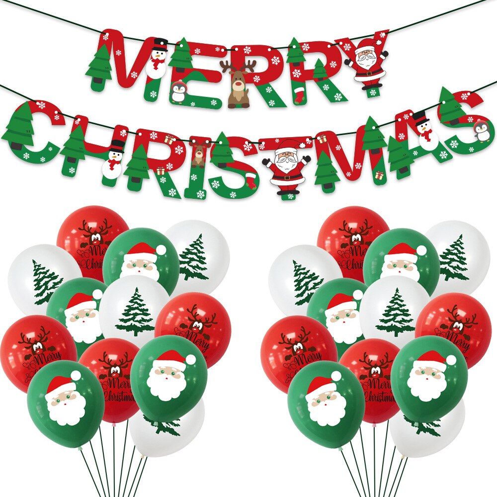 Feliz ano novo decoração balão festa suprimentos 20 pçs/lote feliz ano novo balão de natal: 2