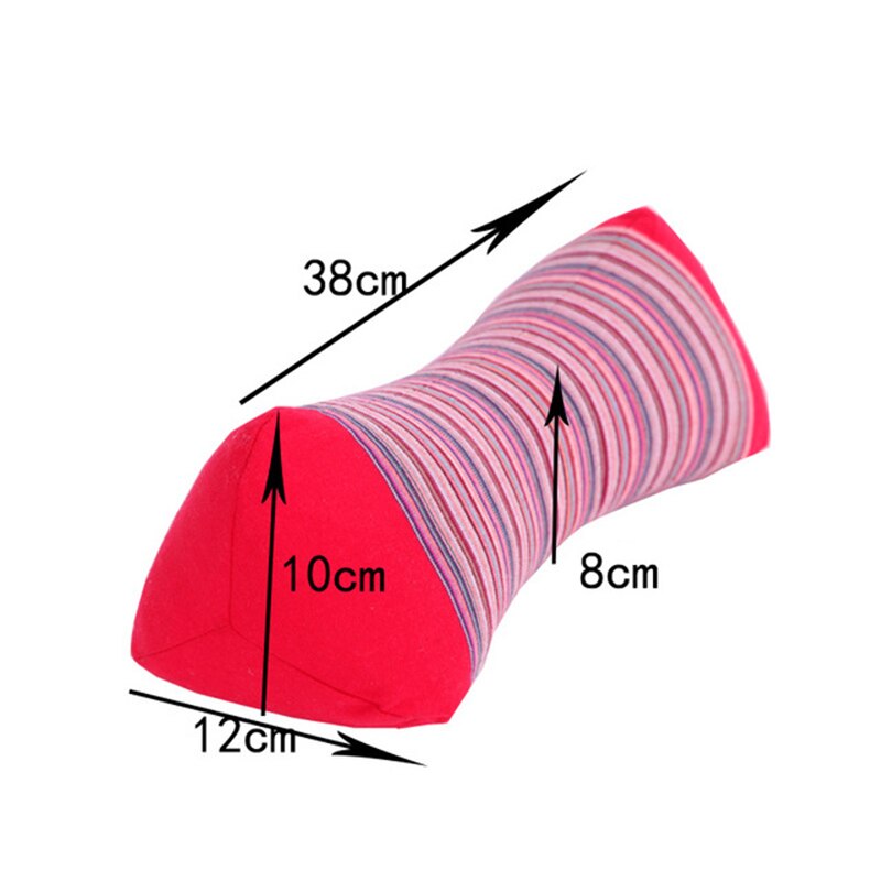 Cervical care pillow coarse cotton buckwheat hull physiotherapy traction neck pillow washable jacket