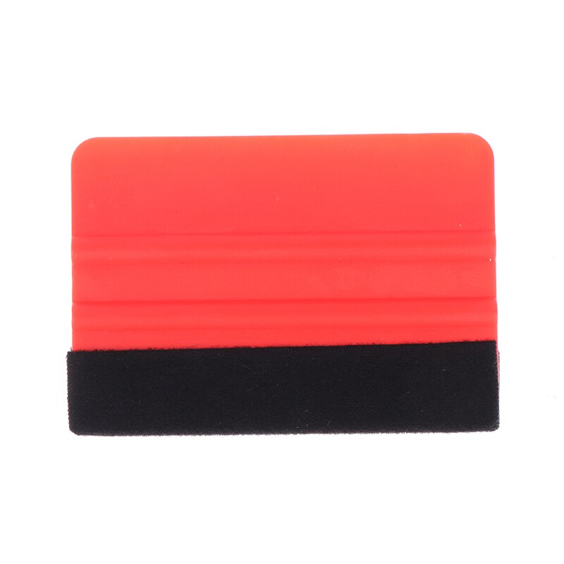 Film plastique souple pour carrosserie de voiture 10x7cm, outil de différentes couleurs, grattoir carré pour papier peint publicitaire, outils de teinte de fenêtre: WHITE