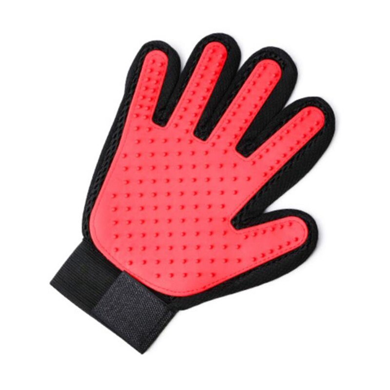 3 Stks/set Huisdier Mijten Flea Extractor Insect Clip Kat Hond Schoonmaken Krassen Apparaat Pincet Springen Schorpioen Haak Dierbenodigdheden: 1pc Red Right glove