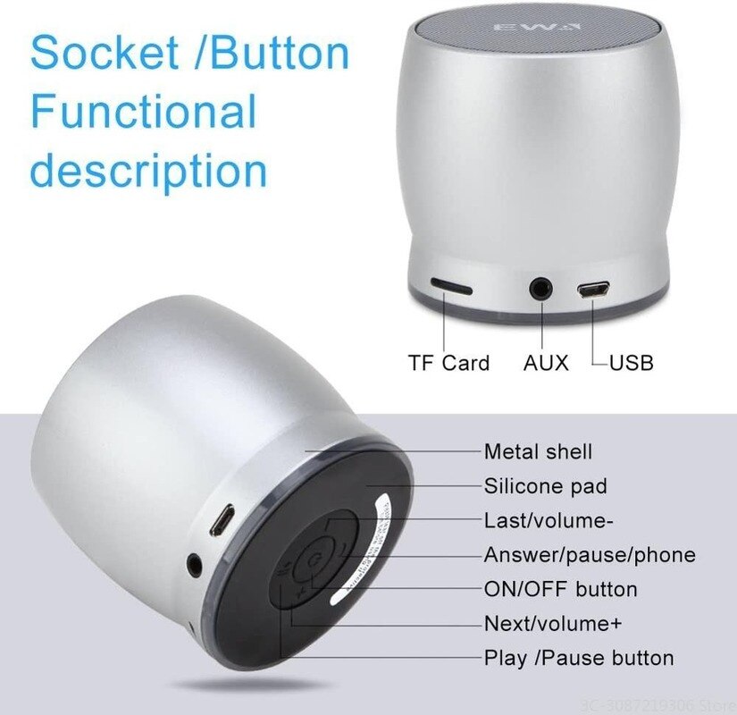 A150 Wireless Bluetooth Mobile Phone Mini Subwoofer Speaker