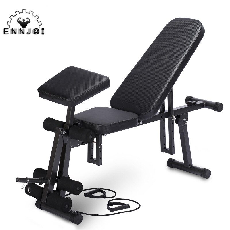 Adjustable Sit Up Weight Bench Comfortable Stable Durable Multi-functional Fitness Workout Bench Exercise Training: Default Title