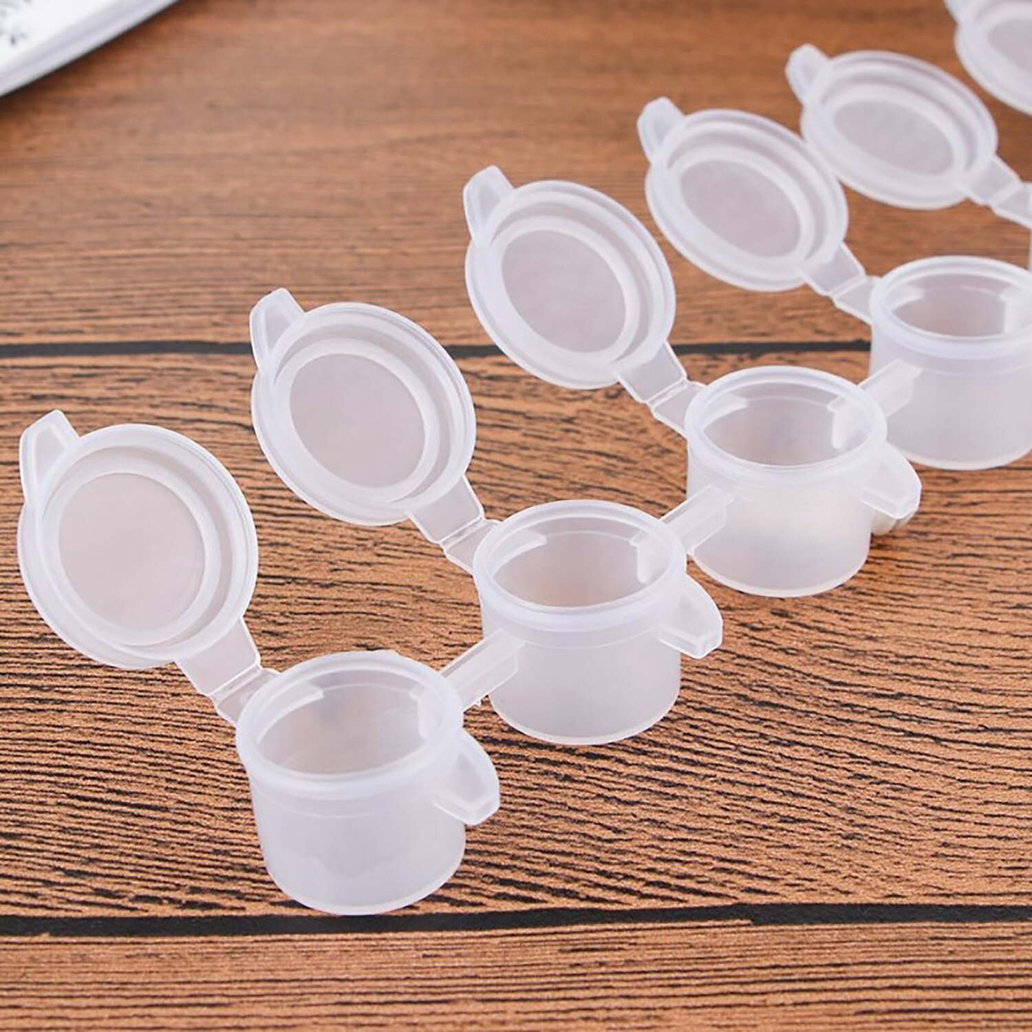 Box Pigment Mini Storage Pod Container Drawing Crafts Pots Paint Strips