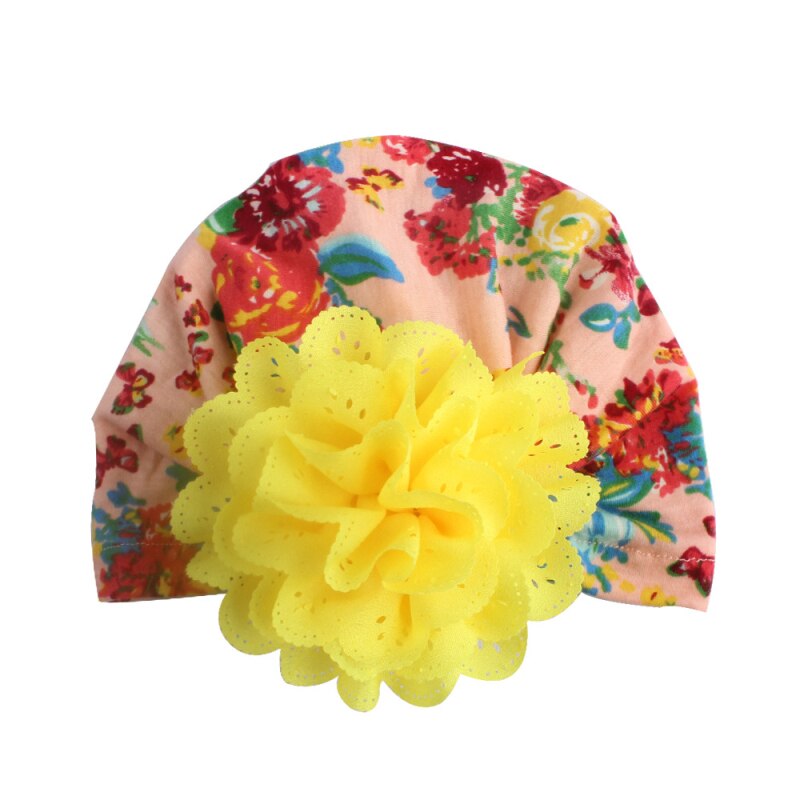 7 kleuren Baby Hoofdbanden Tulband Hoofdband Voor Meisjes Stretchy Beanie Hoed Hoofddeksels Baby Haar Accessoires Tulband
