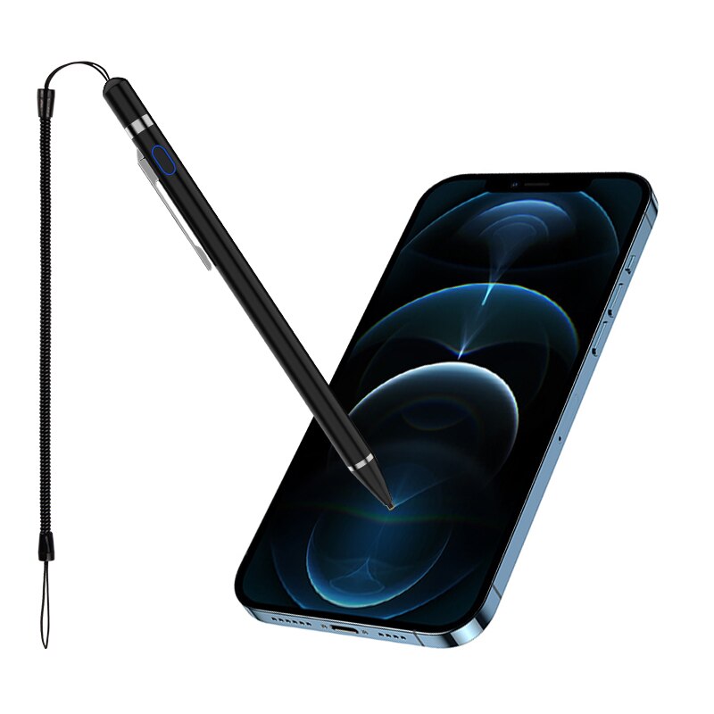 Lápiz táctil capacitivo activo y recargable, para Xiaomi Redmi Note 10 pro max 10s Note10, Stylus de teléfono, estuche de bolígrafo con cuerda de resorte