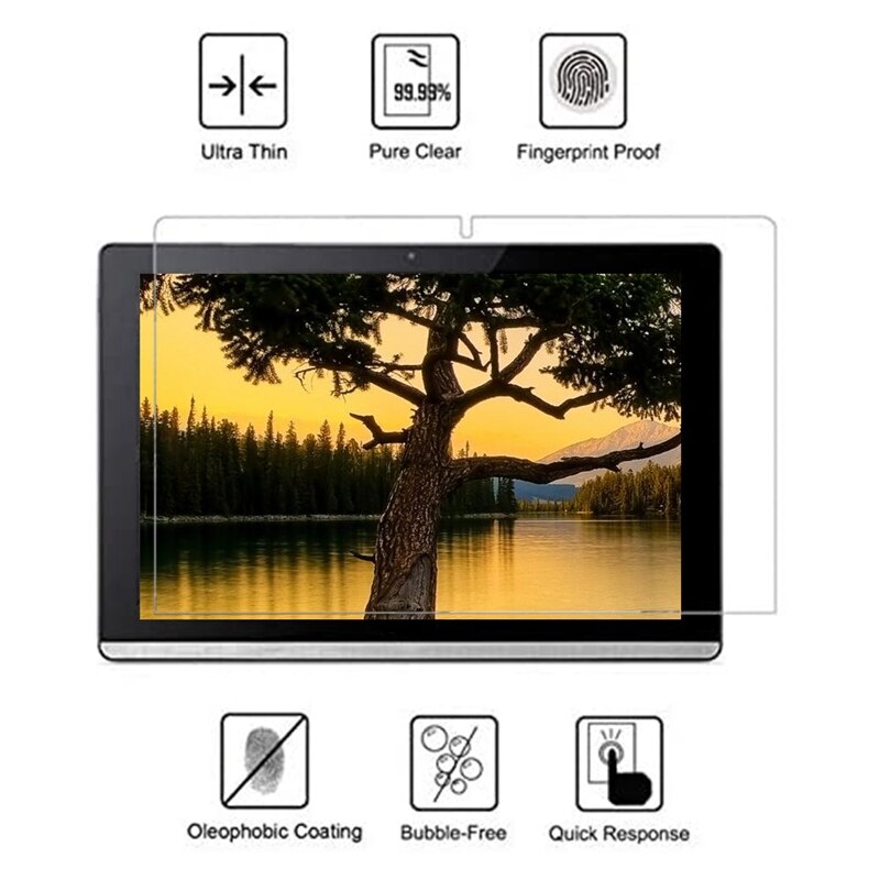 (2 stück) displayschutzfolie aus gehärtetem glas, kompatibel mit acer iconia tab  a1-840 (8 zoll, härtegrad ), 9h
