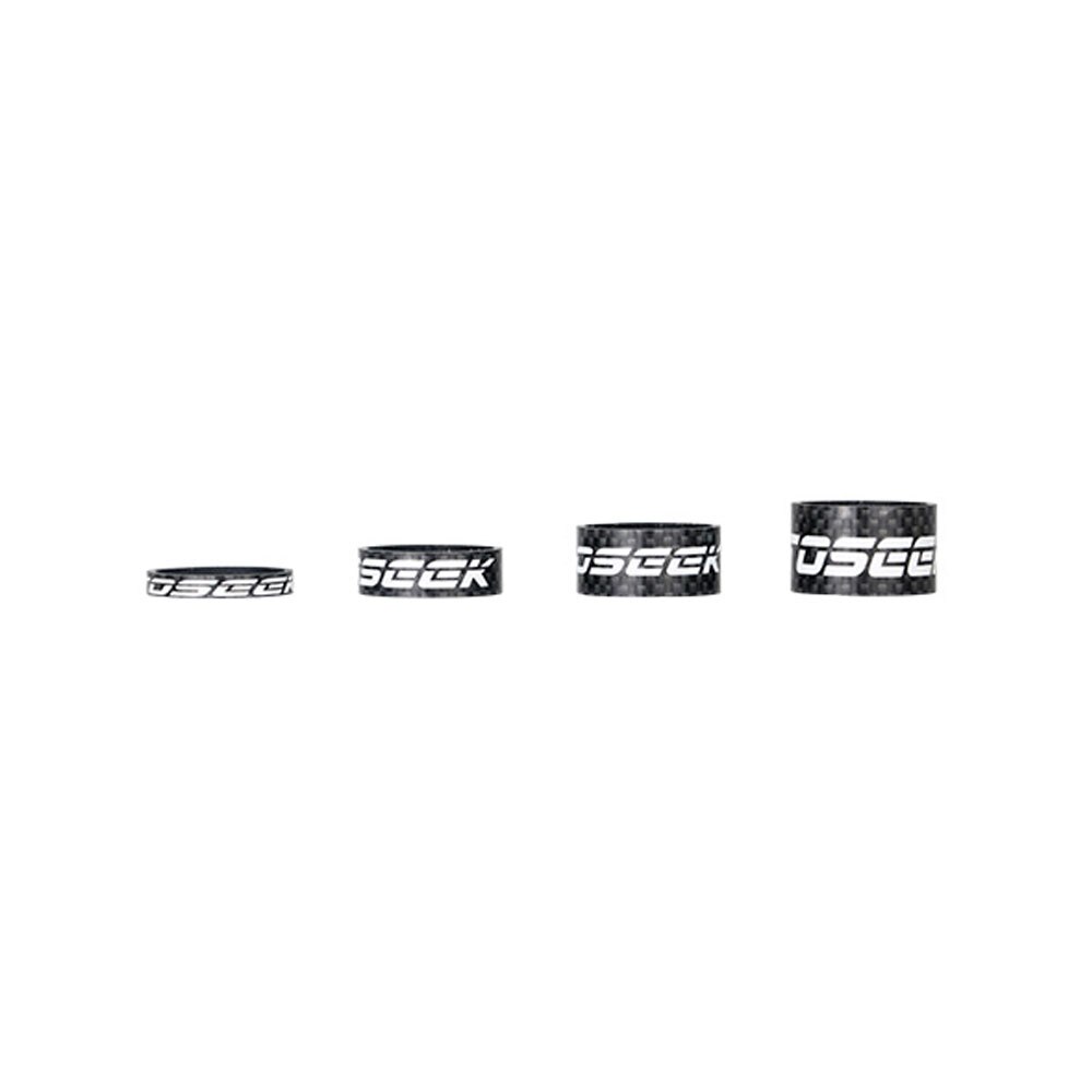 TOSEEK Full Carbon Fiber 5/10/15/20/25mm Bike Front Fork Washer Stem Washer Ring MTB Bike Headset Spacers Bicycle Parts: Glossy