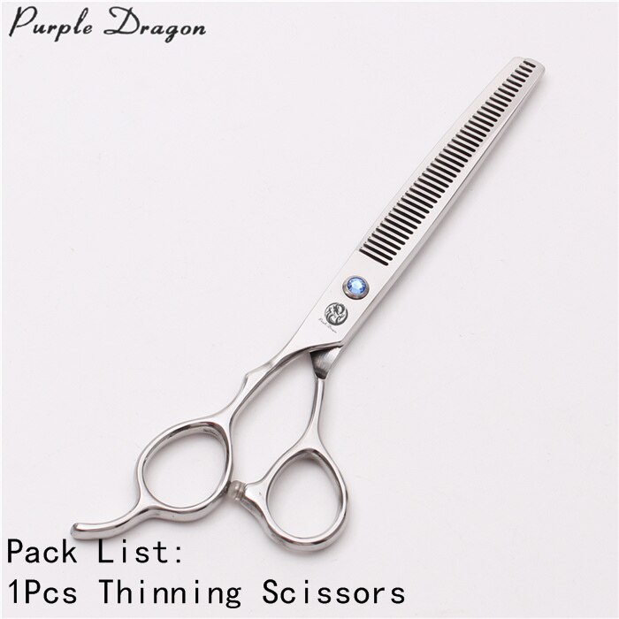 Linker 7.0 "JP Roestvrij Paarse Draak Shiny Animal Scharen Rechte Schaar Dunner Schaar Gebogen Schaar Huisdier Schaar z3006: Z4006 Yin T 7N