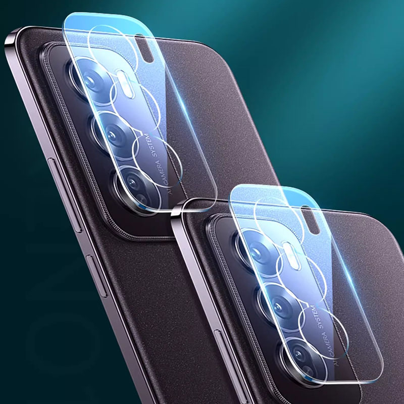 Pokrowiec na obiektyw aparatu 3D robić OPPO Reno 12 zawodowiec 5G ze szkła hartowanego OPPO Reno12 Reno12zawodowiec Folia szklana na obiektyw aparatu: Folia hydrożelowa / Pakiet 20