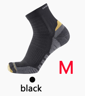 3 pares Xiaomi calcetines deportivos acolchados ligeros de secado rápido transpirables para hombre y mujer calcetines de barco Primavera Verano otoño calcetines cortos de tobillo: M Black Midium