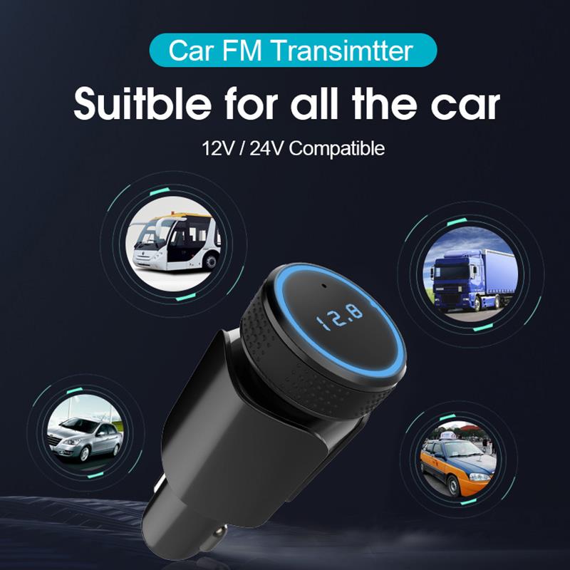 Auto Bluetooth FM Transmitter Mp3 Player Auto Kit TF Karte Musik Format Hände-Freies FM Modulator Auto Ladegerät Auto zubehör
