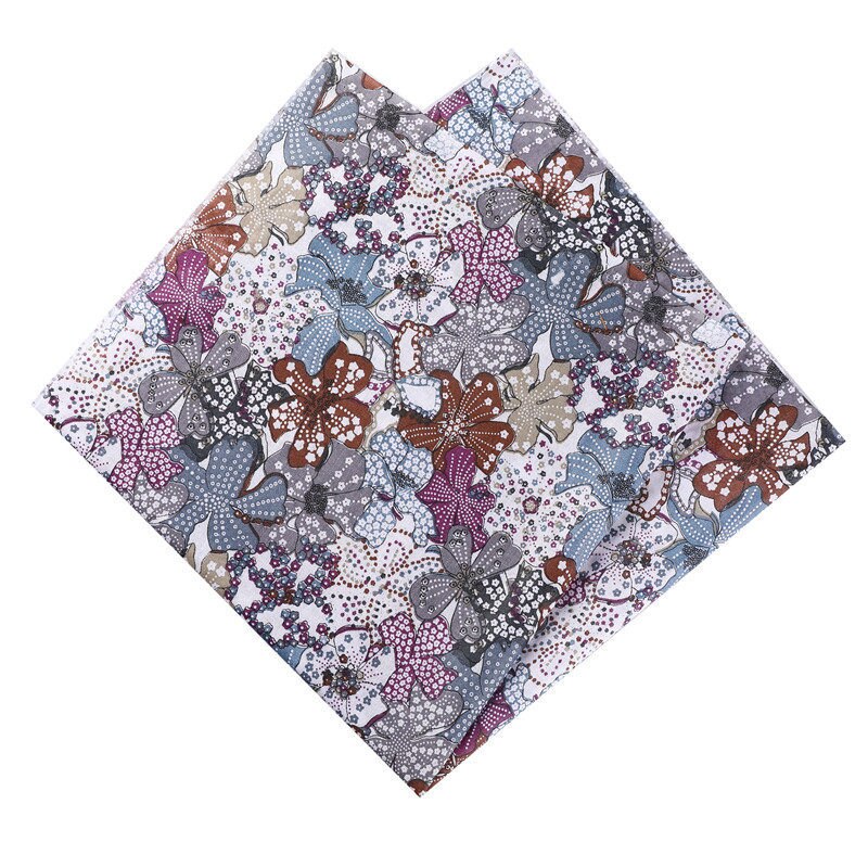 50X50cm 100% Baumwolle Blumen- Blumen Plaids Stoff Punkte Für Puppe Patchwork Kleidung NäHenne Hand Weihnachten Dekoration 53124: J