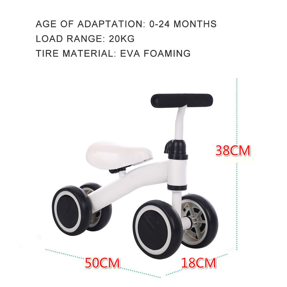 Baby Baby Loopfiets Walker Kinderen Rit Op Speelgoed 10-24 Maand Kinderen Leren Lopen Scooter Baby Fiets veiligheid Stabiel