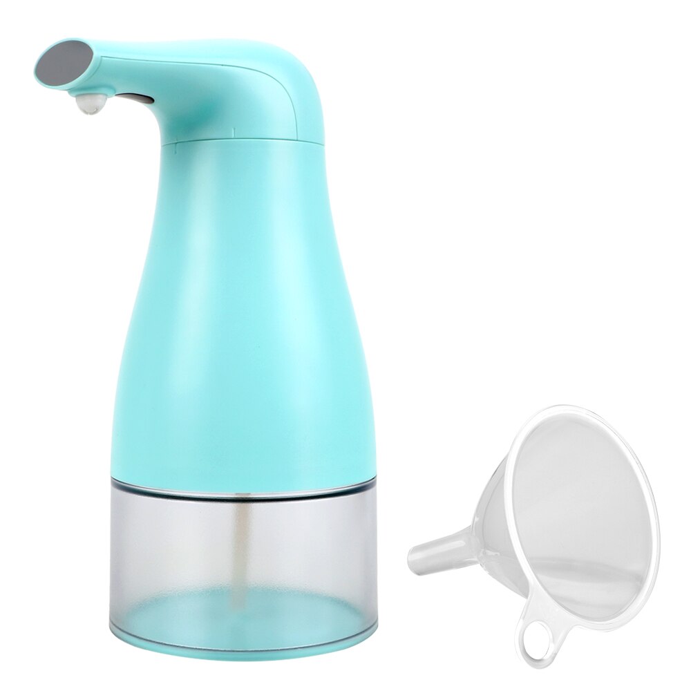 250ml Blue/ White Automatic Sensor Soap Dispenser Touchless Foaming Soap Dispenser Bathroom Kitchen Soap Bottle Battery Powered: Blue