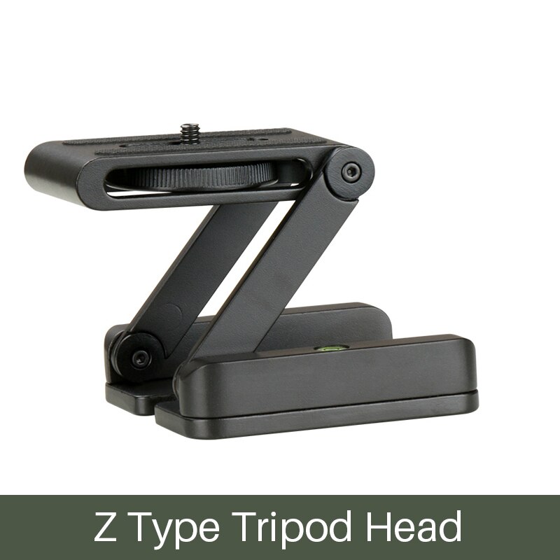 Z Flex Tilt Tripod Head Aluminum Alloy Folding Z Tilt Head Quick Release Plate Stand Mount Spirit Level For Phones DSRL Camera: Default Title