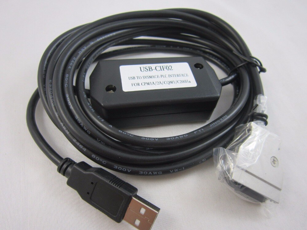 Usb interface adapter usb-cif 02 usbcif 02 til cpm 1/ cpm 1a/2a/ cqm 1/c200hs /c200hx/ hg / he & srm 1 plc usb / cif 02 usb cif 02 kabel 2.5m