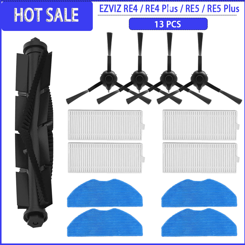 Belangrijkste Zijborstel Filter HEPA Mop Doek Voor... – Vicedeal