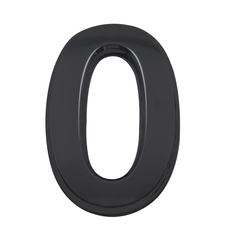 10cm 3D Style Self Adhesive House Numbers and Letters Door Address Number Stickers for Apartments Mailbox Office Hotel Room: 0