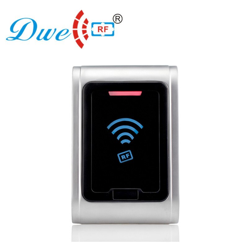 DWE CC RF Control card readers metal waterproof rfid reader ip68 wiegand 26 125khz rf id access control: Black