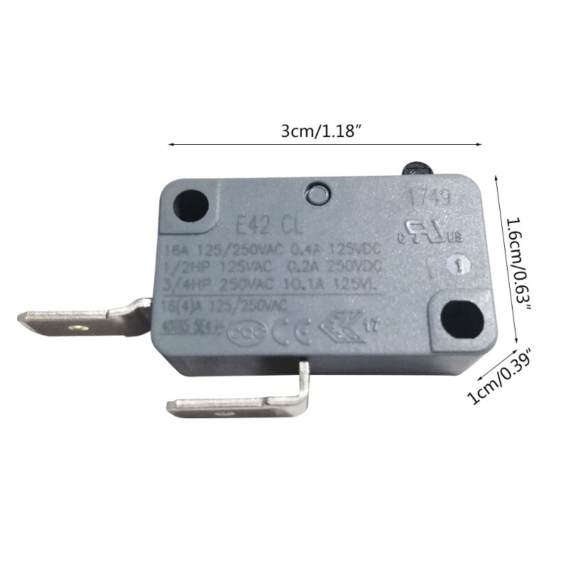 D0AB Magnetron Deur Micro Switch 2 Pin Magnetron Deur Interlock Schakelaar 125V/250V