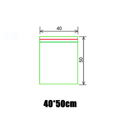 100 Pcs Hersluitbare Zip Lock Tassen Zelf Seal Clear Plastic Poly Ziplock Bag Food Storage Pakket Hersluitbare Vacuüm Verse Zak: Blauw