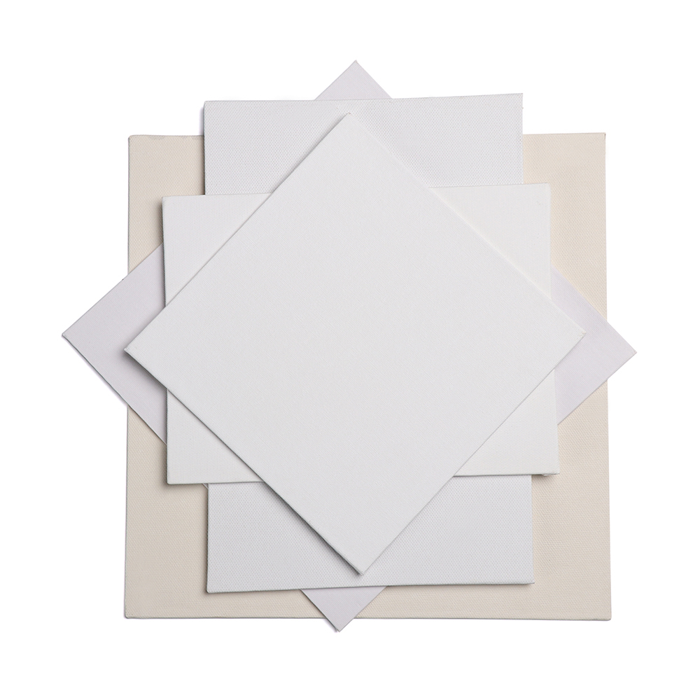 White Artboard Cotton Canvas for Oil Painting Hand Painted Frame Canvas Panels DIY Craft Painting Tool Hand Painted Accessories