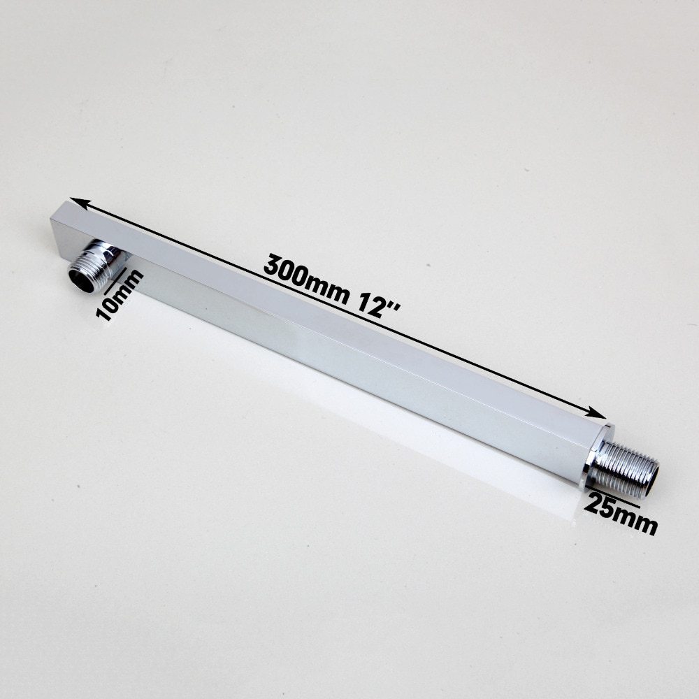 KEMAIDI Bathroom Accessories Square Brass Wall Mounted For Shower Head Shower Accessories Rain Shower Arm