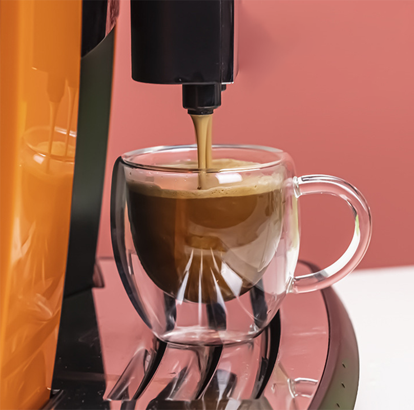 Dubbelwandige Glazen Cup Hart Vorm Glas Geïsoleerde Kopje Espresso Koffie Beker Mok Koffie Theekopje Latte Cup Transparante Glazen Beker