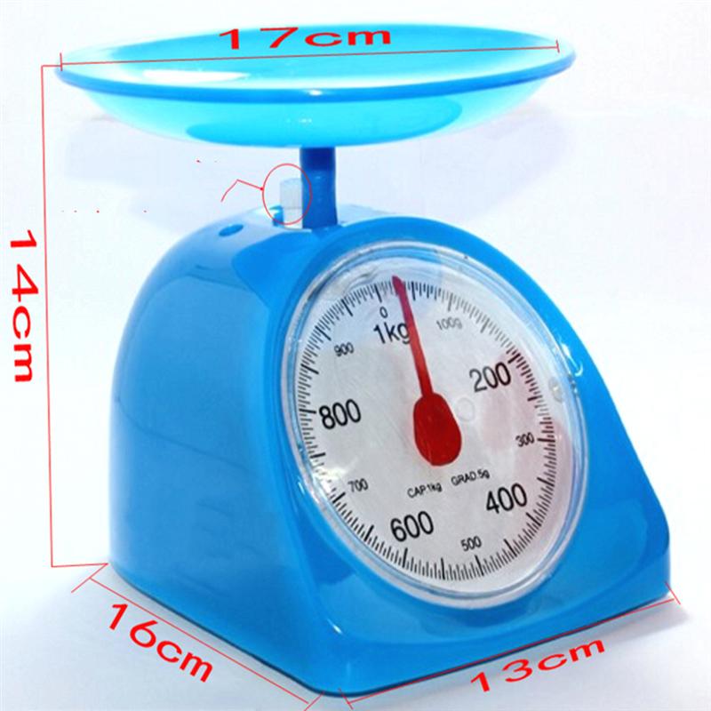 Báscula de cocina redonda Retro de 1KG báscula de precisión para utensilios de cocina