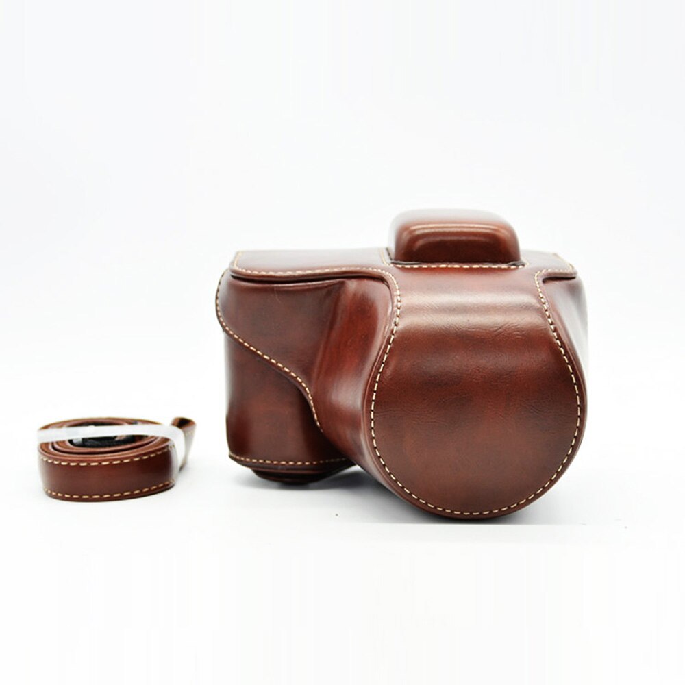 Funda protectora rígida de cuero PU para cámara Samsung NX500 16-50mm lente 3 colores