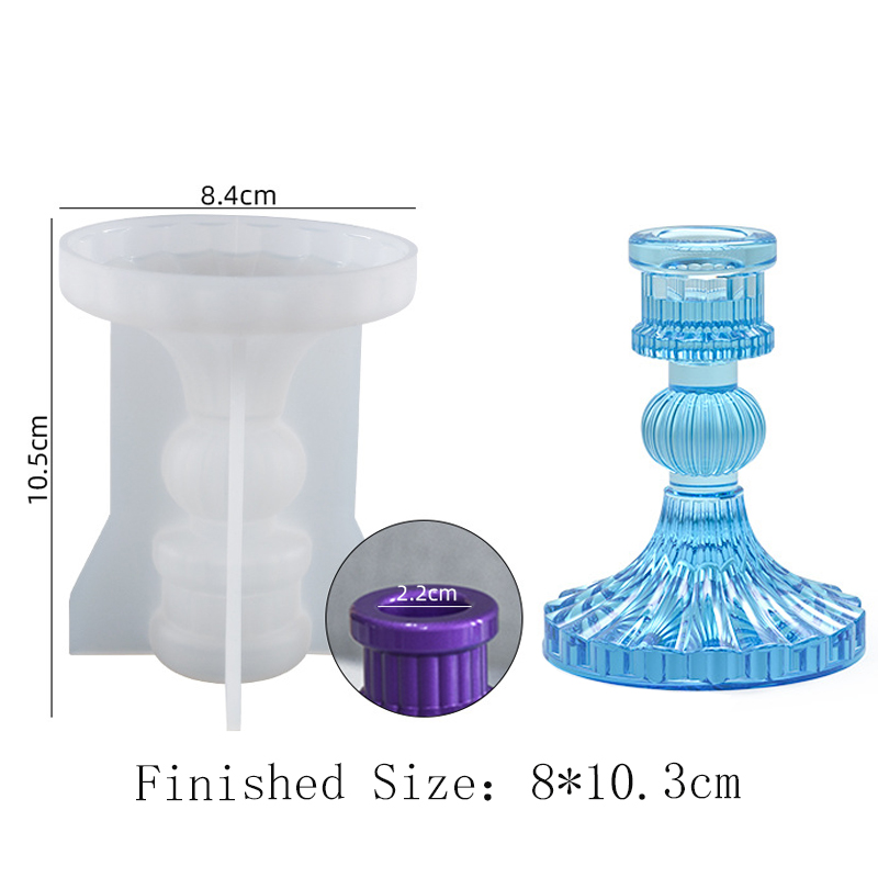 nordisch Kerzenhalter Silikon Formen für DIY Gips Zement UV Epoxidharz Kerzenhalter Wohnkultur Handgemachtes Tisch Ornament