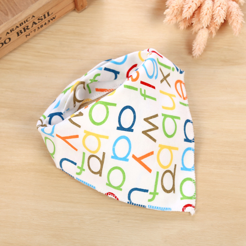 1 Pcs Beveiliging Slabbetjes Katoen Babyvoeding Kiel Zuigeling Burp Doeken Cartoon Speeksel Handdoek Baby Eten Accessoire Zachte Baby Stuff: Lavendel