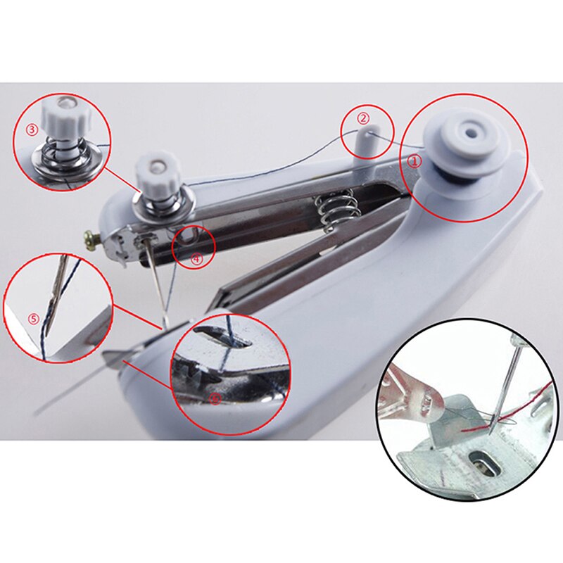 Home Travel Small Embroidery Manual Operation Simple Sewing Tools Portable Mini Sewing Machine