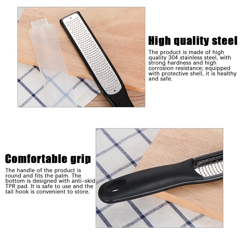 Cheese Planer Multifunction Stainless Steel Grater Lemon Fruit Peeler Cheese Zester Microplane Planing Knife Vegetable Tools