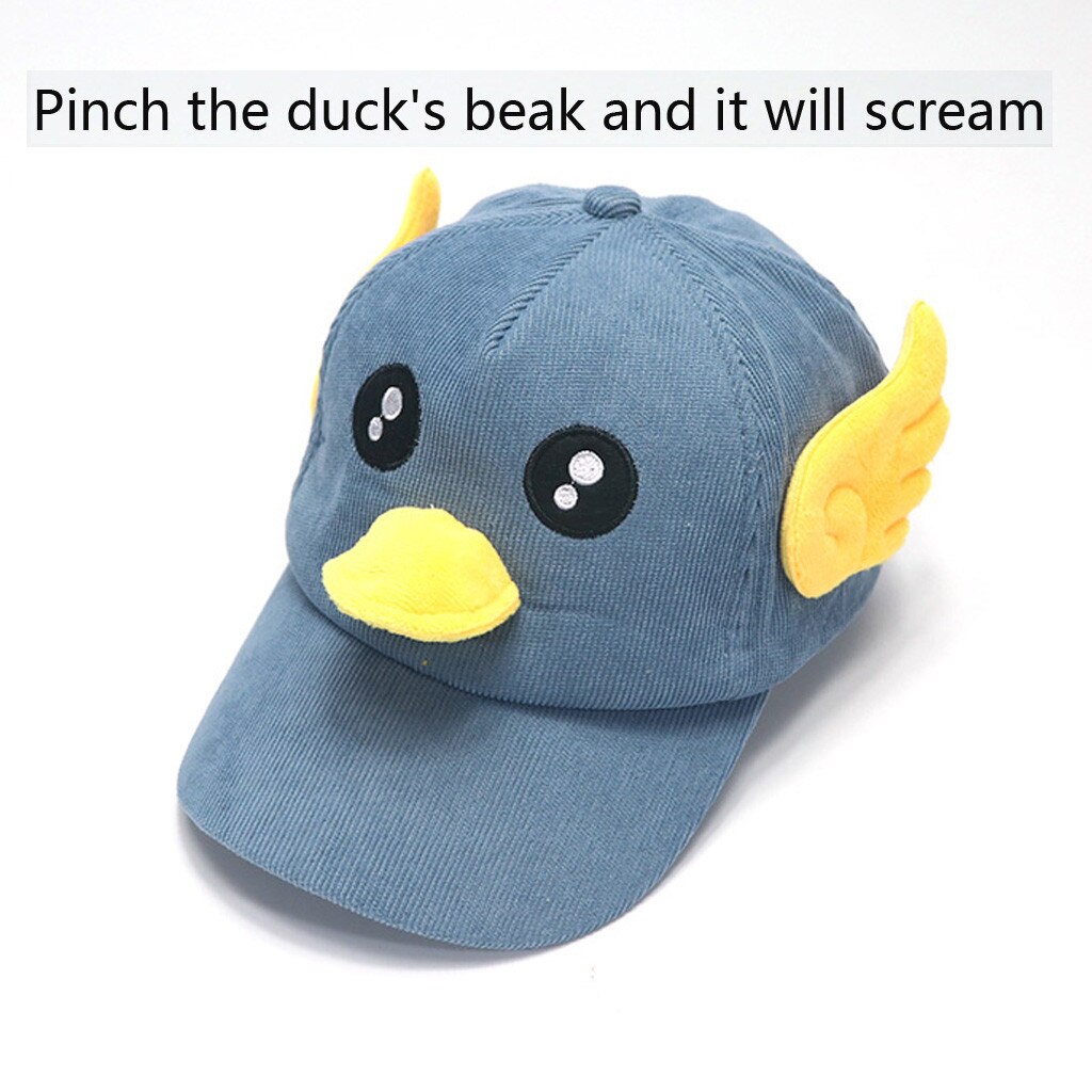 Cute Cap Kids Boy Hats Soft Comfortable Cotton Lovely Audio Sunhat Eaves Baseball Cap Sun Hat Beret casquette enfant