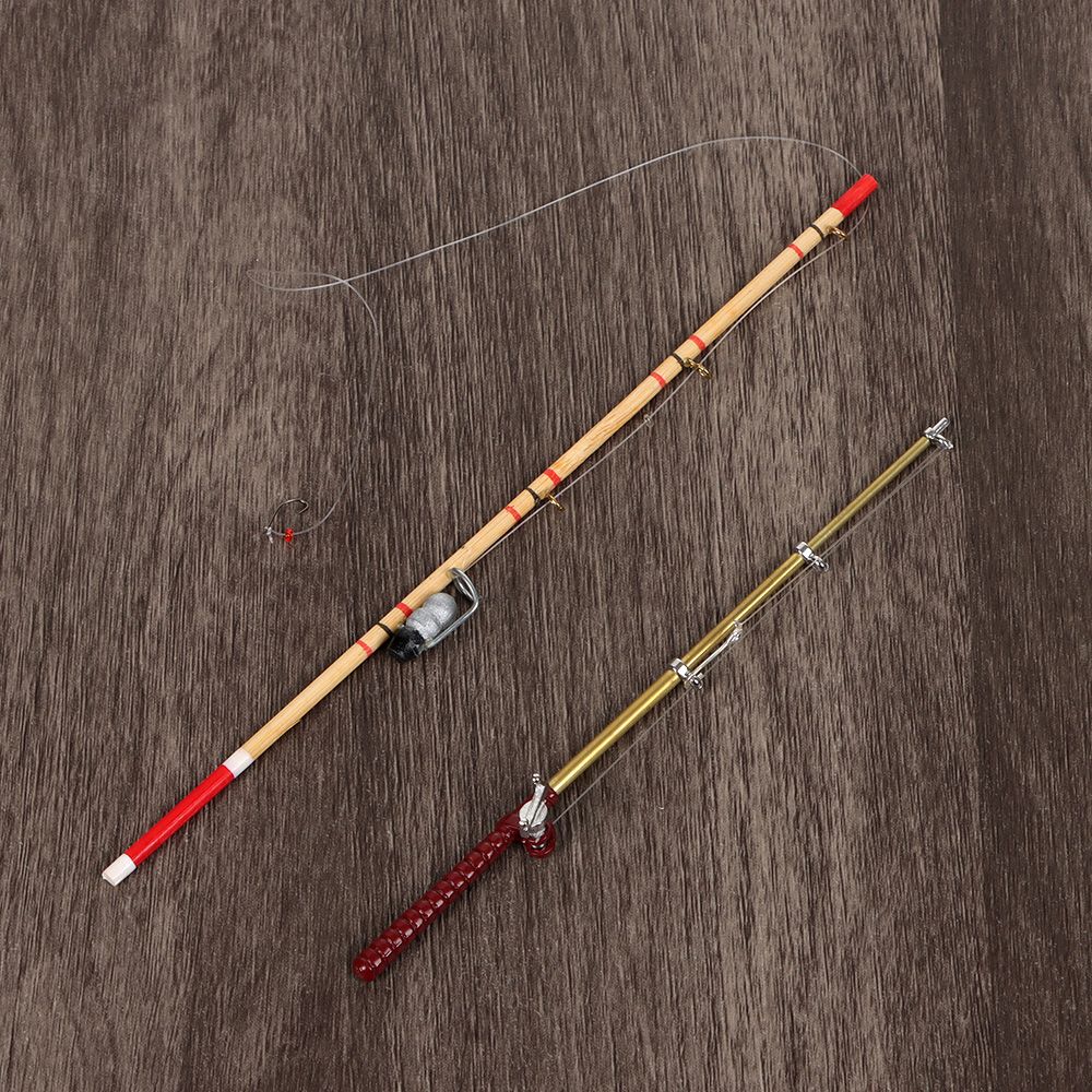 Filet de Trammel Miniature de Pêche, Accessoire de Scène, Modèle de Courses de Micro Paysage, Décoration de Maison, Poteau à Poisson, Beurre,