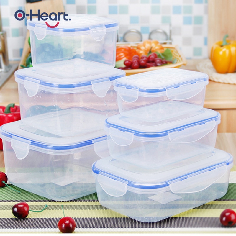 Kitchen Bento Box Meal Storage Food Prep Lunch Box Refrigerator Crisper For Kids School Dinnerware Set Outdoor Picnic