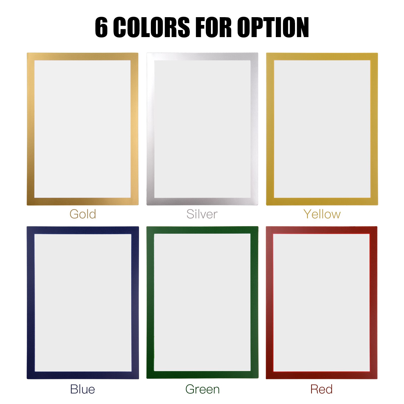 A4 Document Sign Holder Frosted Magnetic File Frame PVC Poster Picture Notice Display Frame for Whiteboard Fridge Cabinet Wall