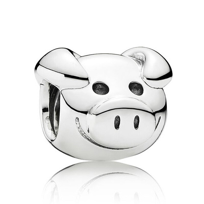 Moda a céu aberto sol estrelas & lua notável coelho carrinho de bebê charme 925 prata esterlina contas caber pulseira jóias diy: 5