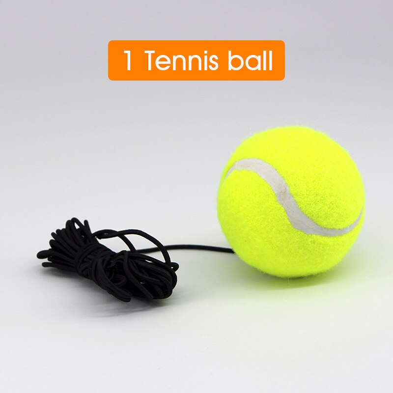 Tennistillbehör tennis träningshjälpmedel bolltränare självstudier baseboardspelare övningsverktyg med elastisk repbas thn: 1 boll